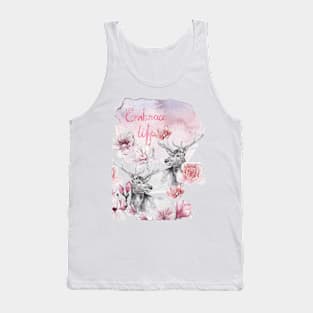 Deer in the garden Tank Top